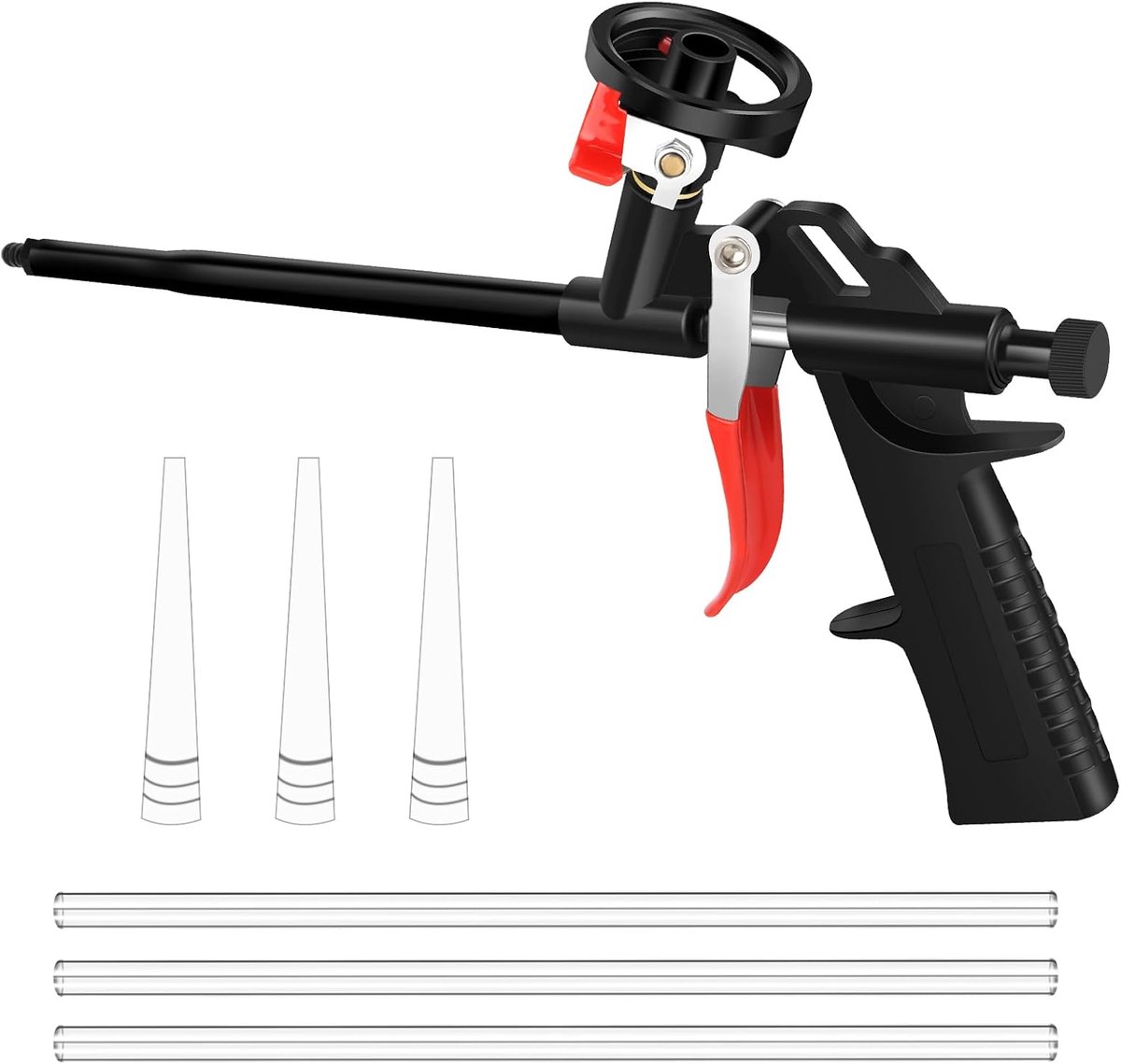 PU schuimgun - metalen constructie - precisiegun - ideaal voor ramen en deuren - ShopVlot