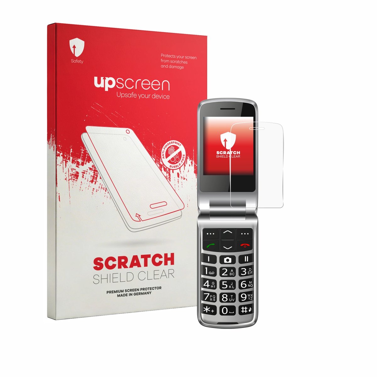 upscreen - Screenprotector voor bea-fon SL645 - Folie Beschermfolie transparant