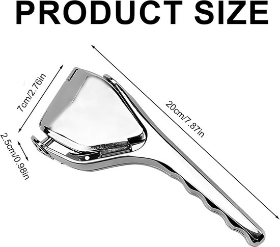 Citruspers handmatig - Premium lemon squeezer - RVS - Eenvoudig sap persen - m-winkel — afbeelding 5