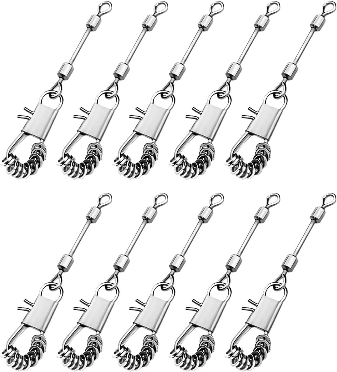 Tippetringen 10pcs - lichtgewicht alloy - roestvrij en corrosiebestendig - perfecte verbinding voor vliegvissen - ShopVlot