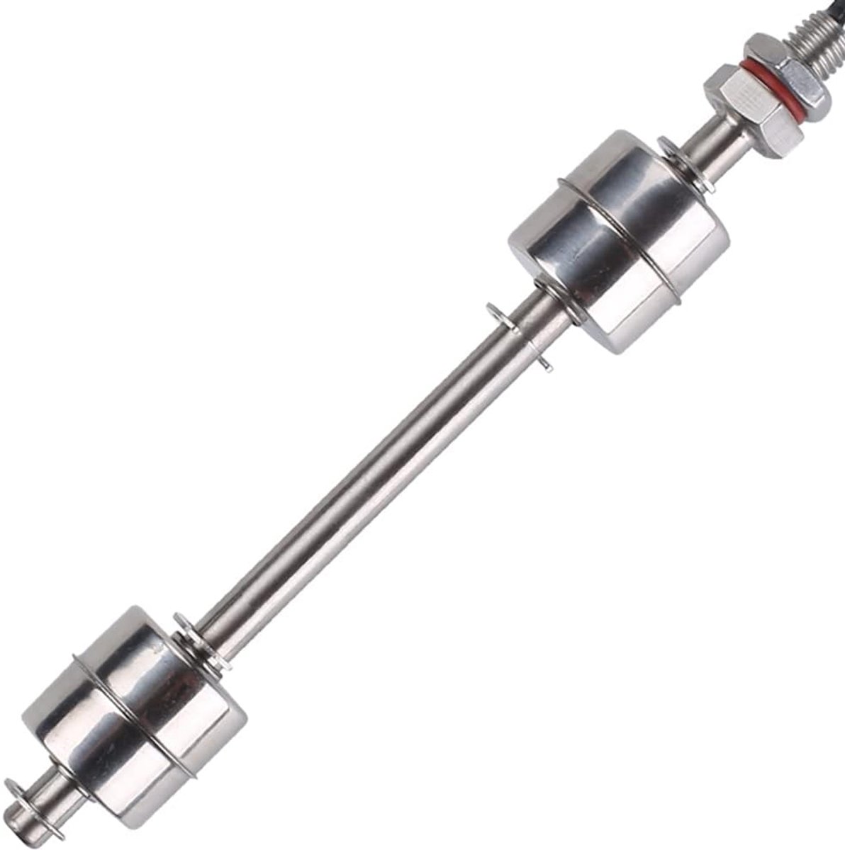 Waterniveau sensor float switch 200 mm - roestvrij staal - voor waterpomp tank of vijver - ShopVlot