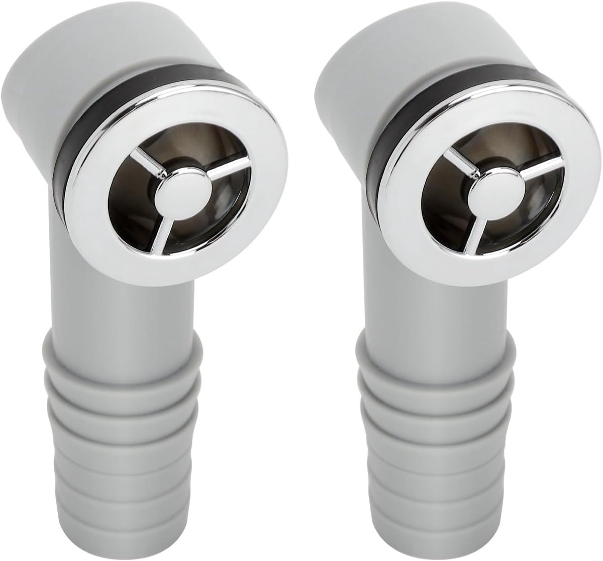 Overloopdop set van 2 - universele adapter voor diameter 30-32mm - efficiënt waterbeheer - voorkomt overstromingen - ShopVlot