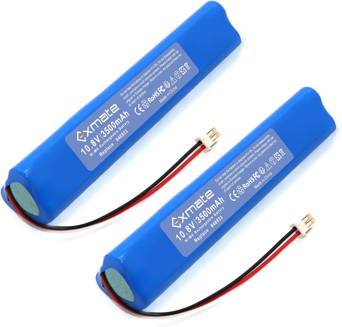 Vervangingsbatterij Ni-MH 10.8V 3500mAh - Voor Velux Rolhoren - Inclusief kabel en stekker - ShopVlot
