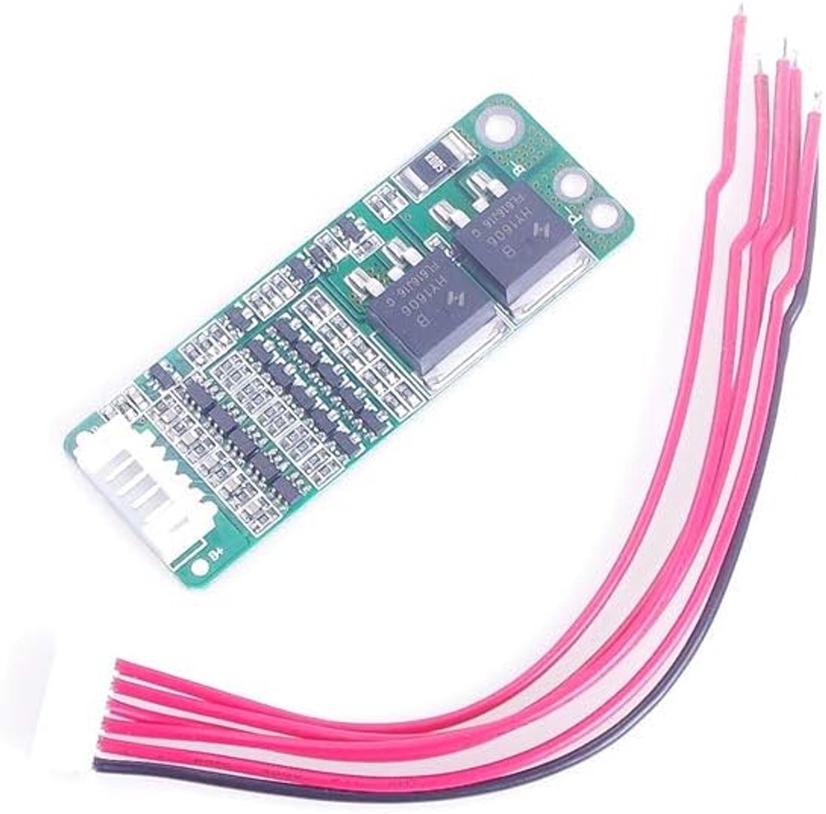 Li-ion batterij BMS 15A - 5S 18650 beveiligingsbord - kortsluit- en overbelastingsbescherming - veilig opladen - ShopVlot