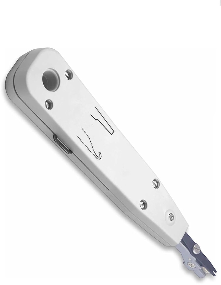 LSA installatie tool - professionele kroon met haak en mes - multifunctioneel - perfect voor Ethernet kabels - ShopVlot