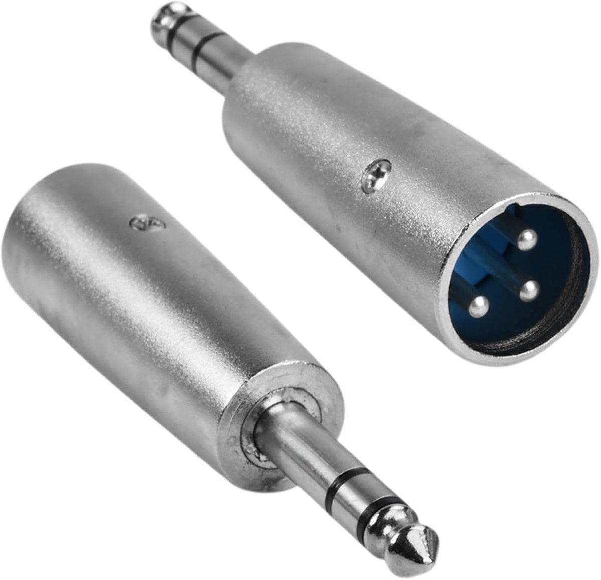 Audioadapter 6,35 mm TRS naar XLR - gebalanceerd - storingsvrije transmissie - ideaal voor audioapparatuur - ShopVlot