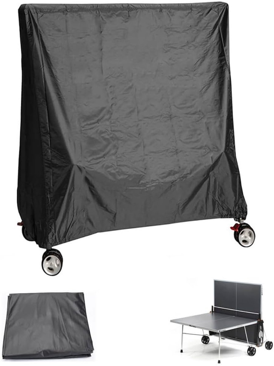 Tafeltennis tafelcover 165 x 70 x 185 cm - waterdicht - UV-bestendig - beschermt tegen weersinvloeden - ShopVlot