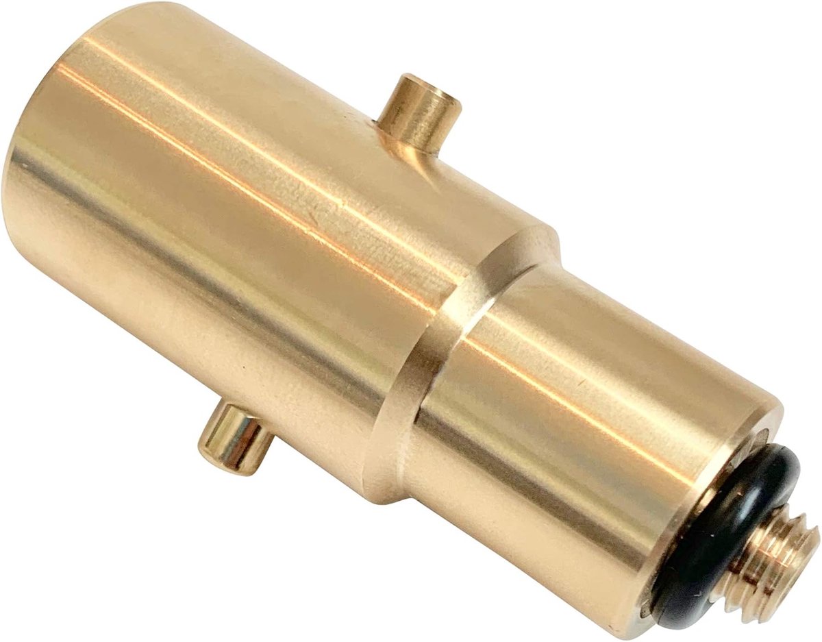 Gasbayonet LPG adapter 10 mm - messing - M10 aansluiting - geschikt voor tankverbinding - ShopVlot