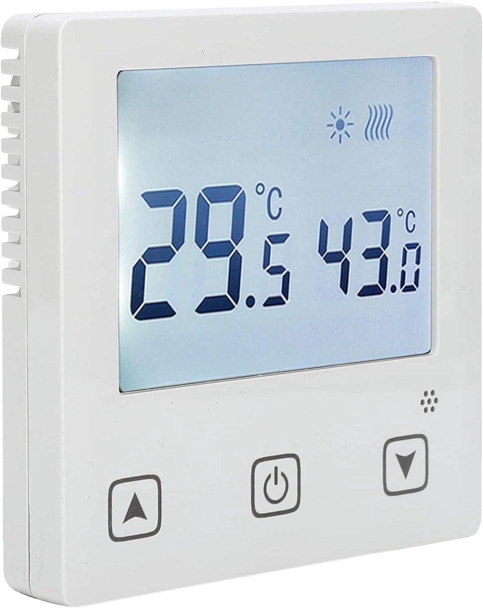 Thermostaat 220V - Touchscreen - Hoge betrouwbaarheid - Voor vloerverwarming en airconditioning - ShopVlot