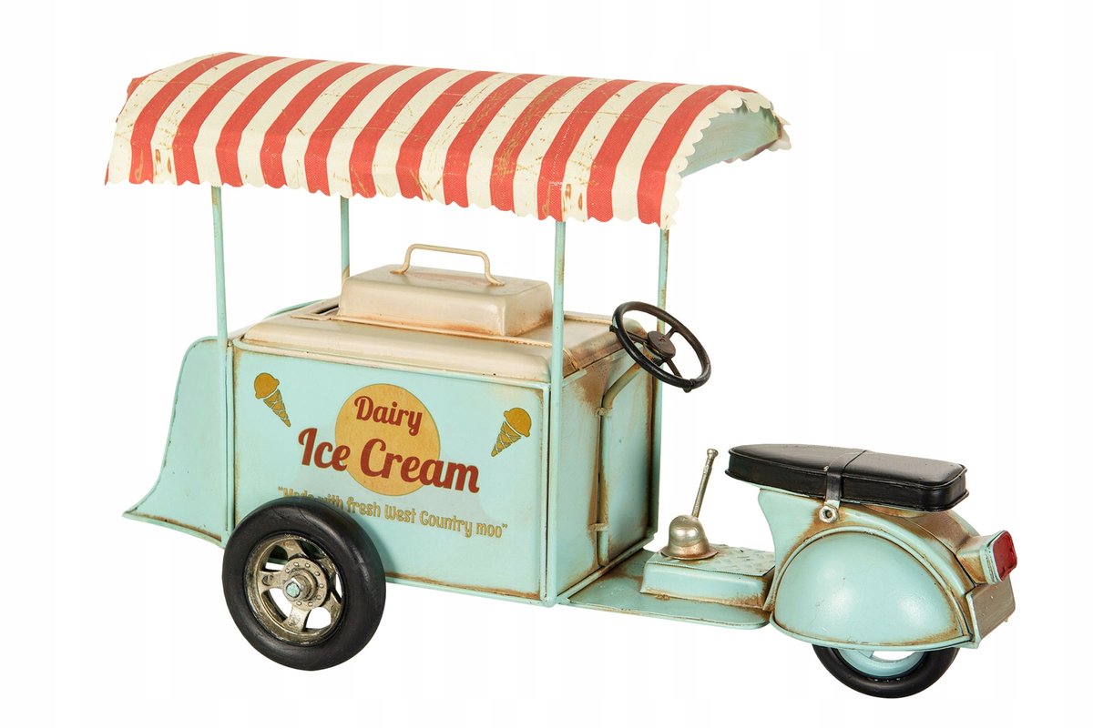 Retro IJswagen Figuur - Decoratie voor Huis & Tuin