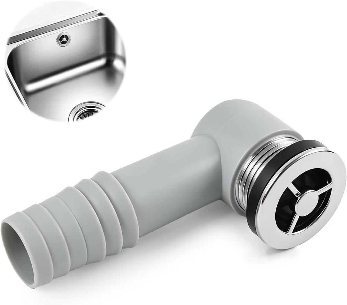 overloopkop 40 x 29 mm - ronde adapter - geschikt voor 21 tot 23 mm openingen - ShopVlot
