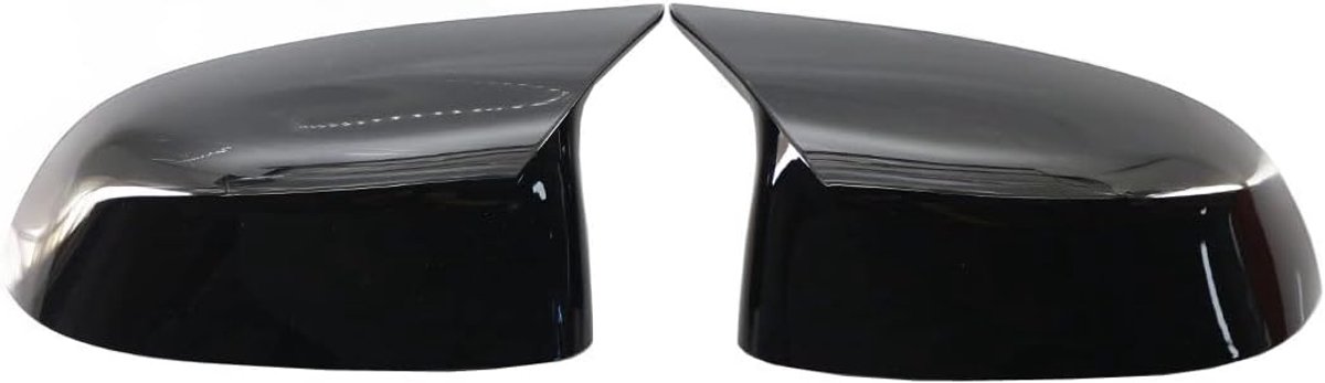 Spiegeldoppen Zwart Glanzend M Stijl - Hoogwaardige ABS kunststof - Perfecte pasvorm voor X3 X4 X5 X6 X7 - ShopVlot