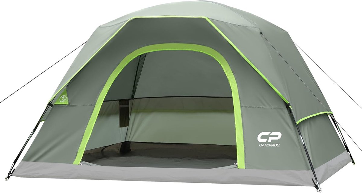 Camping tent 4-6 personen - Waterdicht en windbestendig - Ruime mesh ramen - Ideaal voor gezinnen - ShopVlot