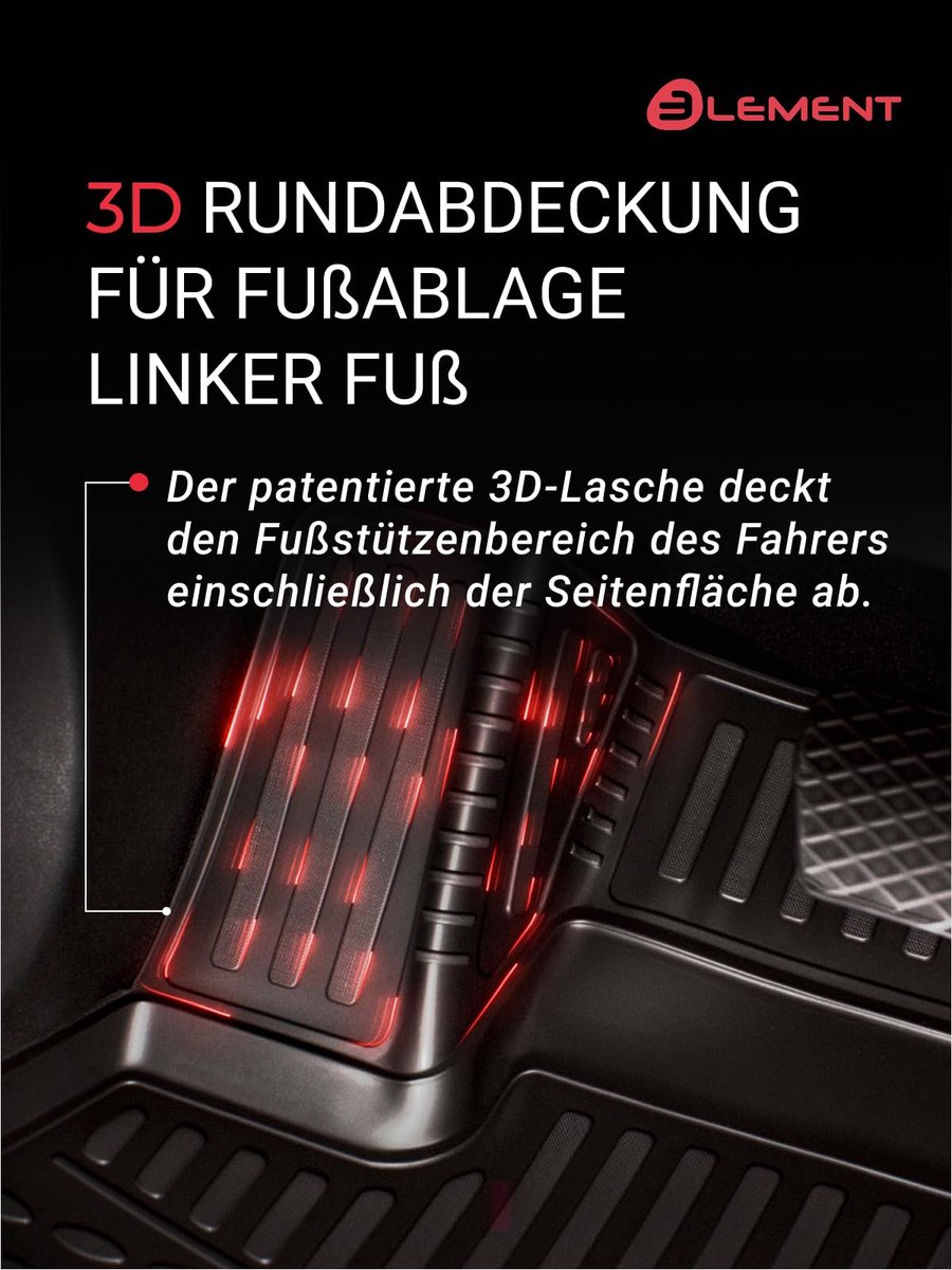 Vloermatten premium antislip - rubber - op maat voor Peugeot 3008 - optimale bescherming - ShopVlot