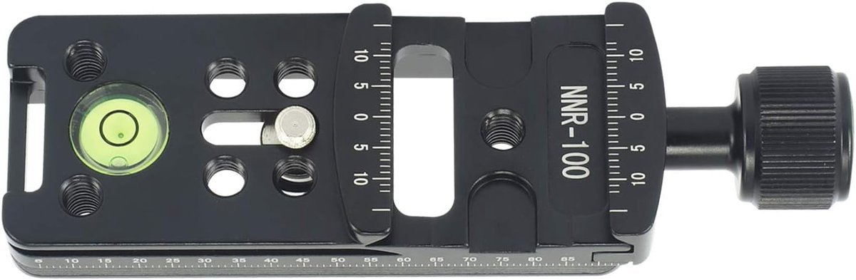 Rail nodal slide 100mm - metalen snelkoppeling - CNC precisie - ideaal voor tripod gebruik - ShopVlot