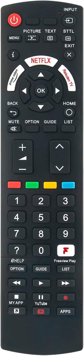 Afstandsbediening N2QBYA000038 - Compatibel met Panasonic 4K OLED TV - Eenvoudig in gebruik - Geen installatie vereist - ShopVlot