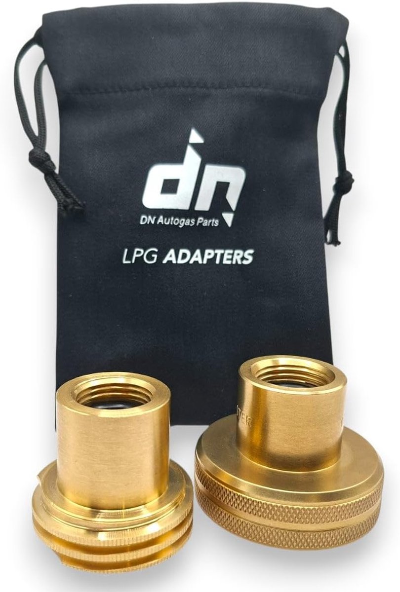 LPG Adapter Kit - 21.8mm M22 DISH en ACME - Voor LPG cilinders - Geschikt voor caravans en campers - ShopVlot