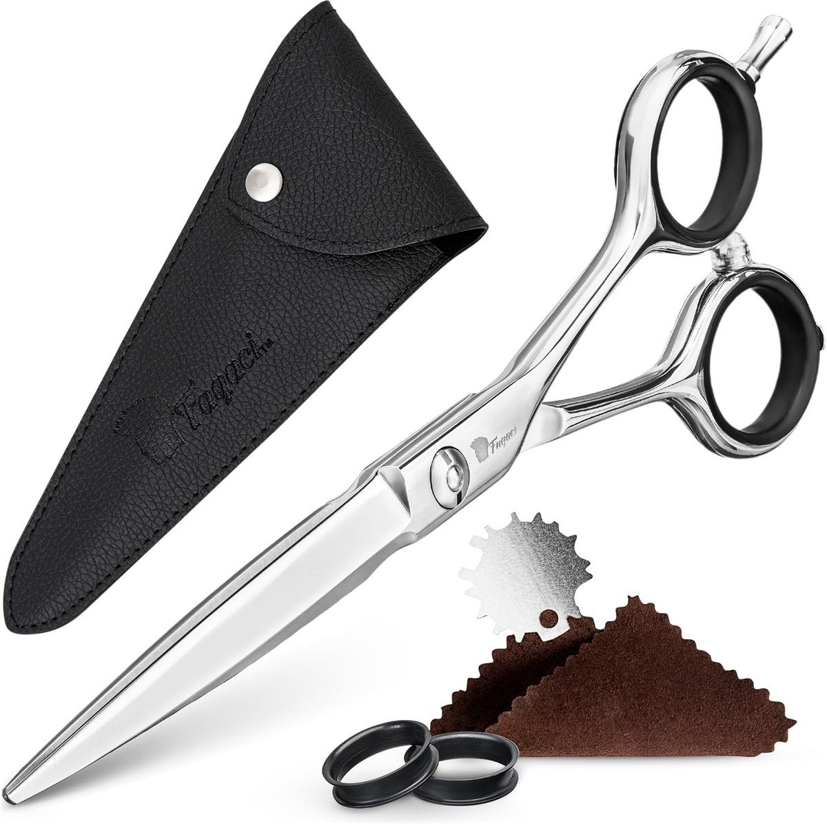 Haarschaar 6 Inch - 440C Staal - Super scherp - Geschikt voor links- en rechtshandigen - ShopVlot