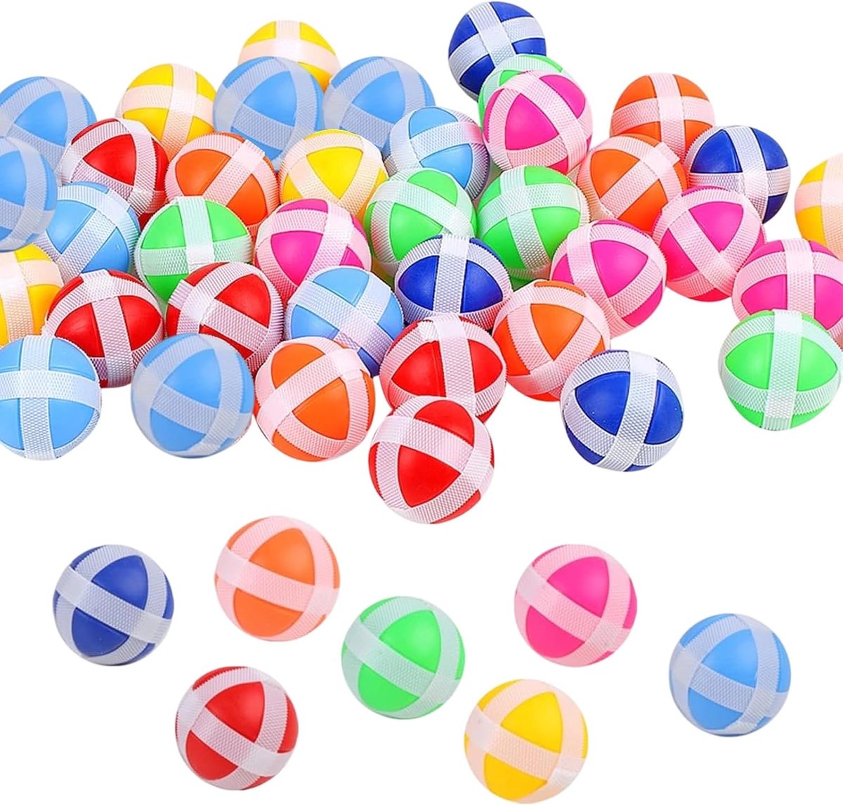 Zelfklevende dartballen 30 stuks - 3,2 cm voor kinderen - dartstickers voor binnen en buiten - ShopVlot