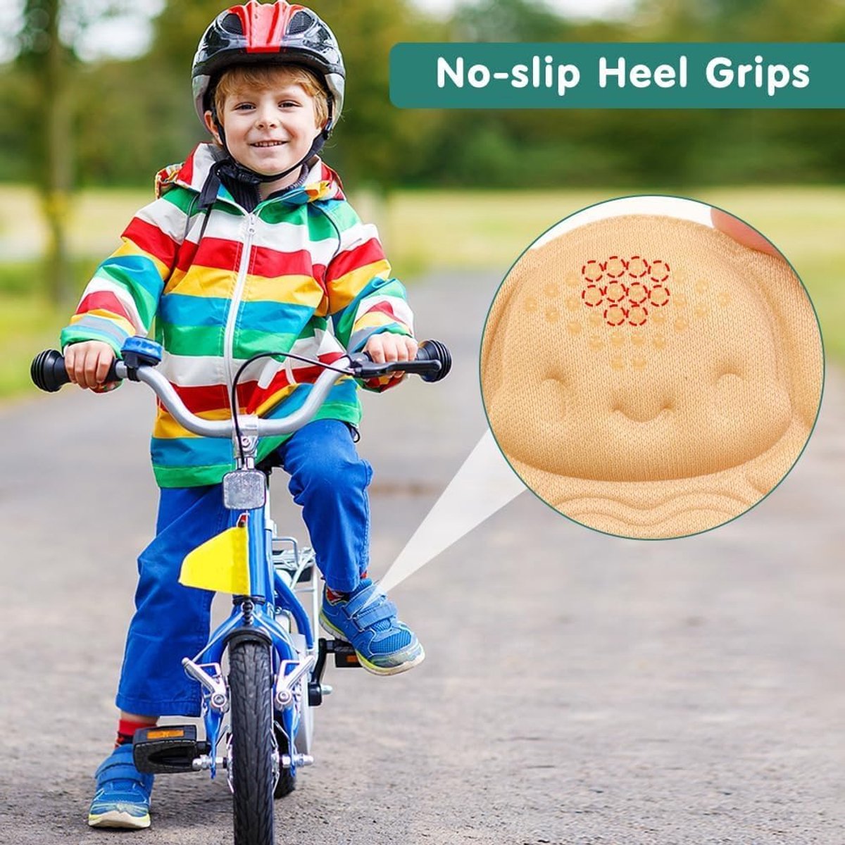 Heel grips voor kinderschoenen - schattige hondvorm - maat 8.6 x 5 cm - voorkomt glijden in te grote schoenen - ShopVlot