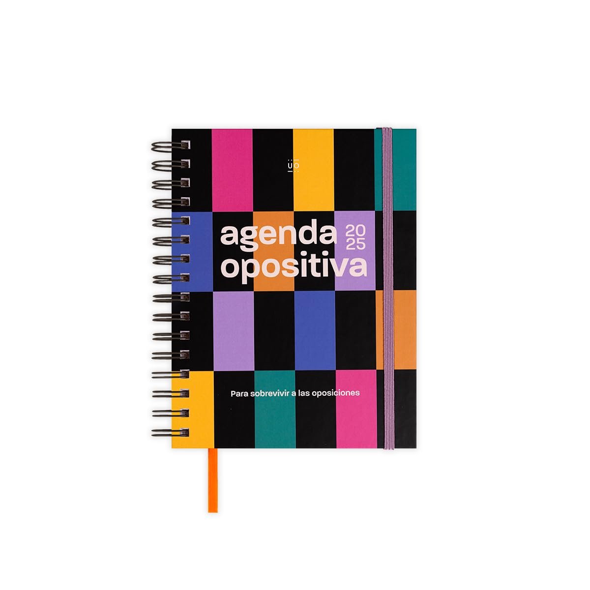 Jaarkalender 2025 positief - dagoverzicht - vaste omslag - inclusief 127 stickers - ShopVlot