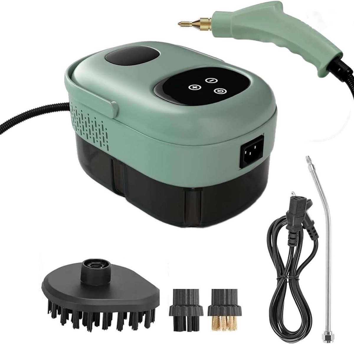 Stoomreiniger - Stoomapparaat Reiniger - Hygiënisch Reinigen - Hoge Druk Stoom - 1100 ml - Groen