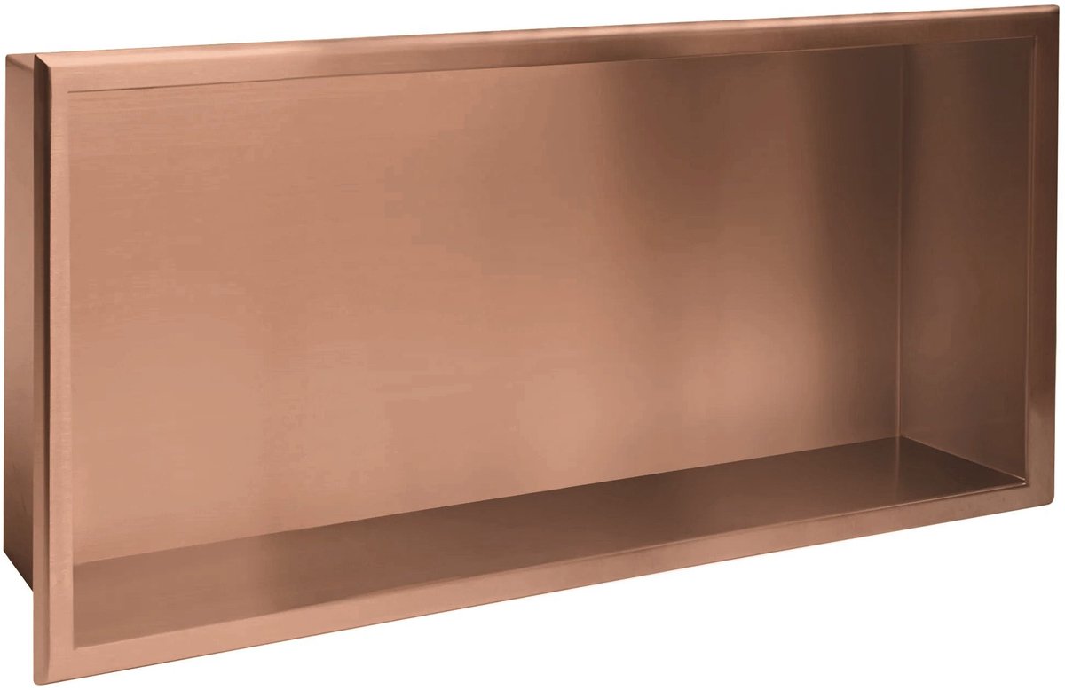 Rea - nbouw Badkamerplank 30x60 Brush Copper - 10 x 60 x 30 cm