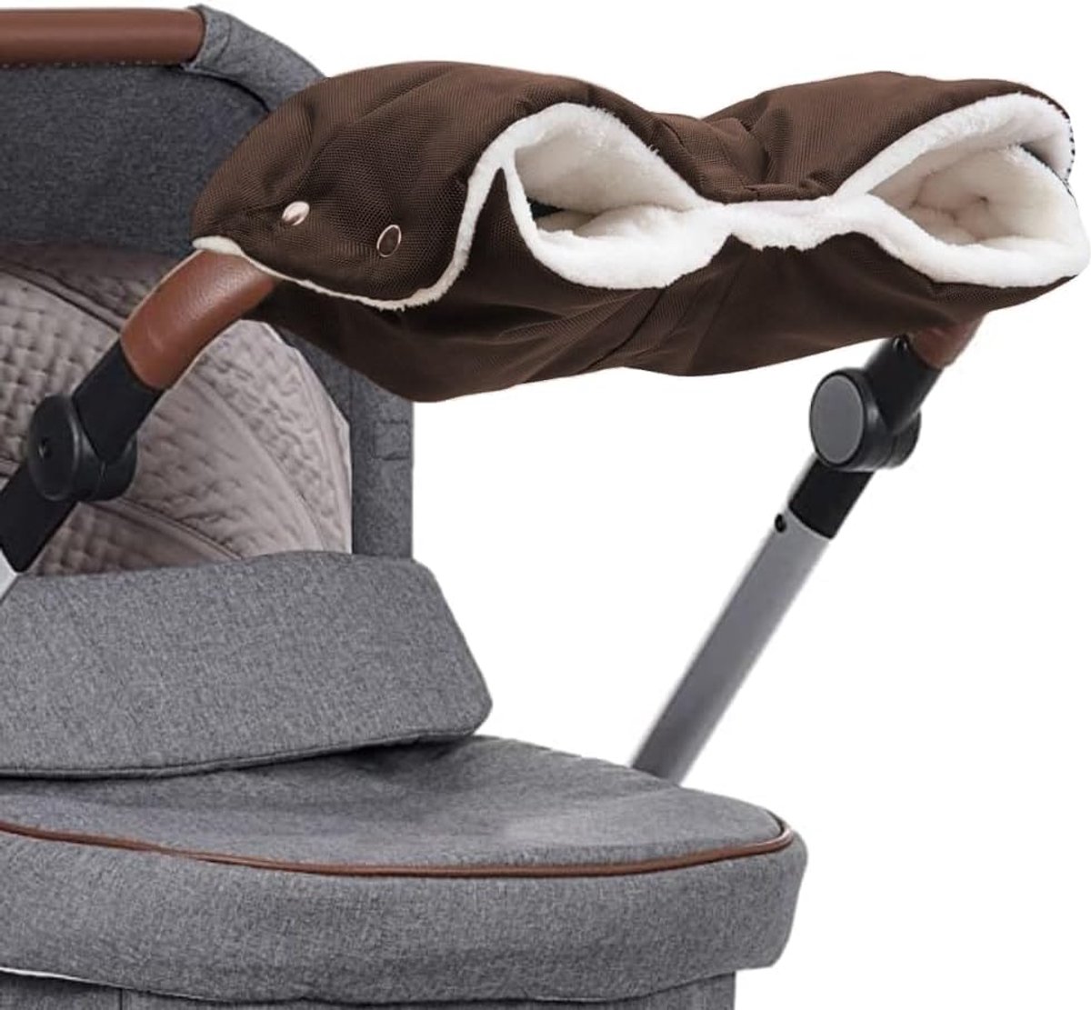 Kinderwagen-handwarmer universele maat - fleece - waterdicht en winddicht - houdt handen warm - ShopVlot