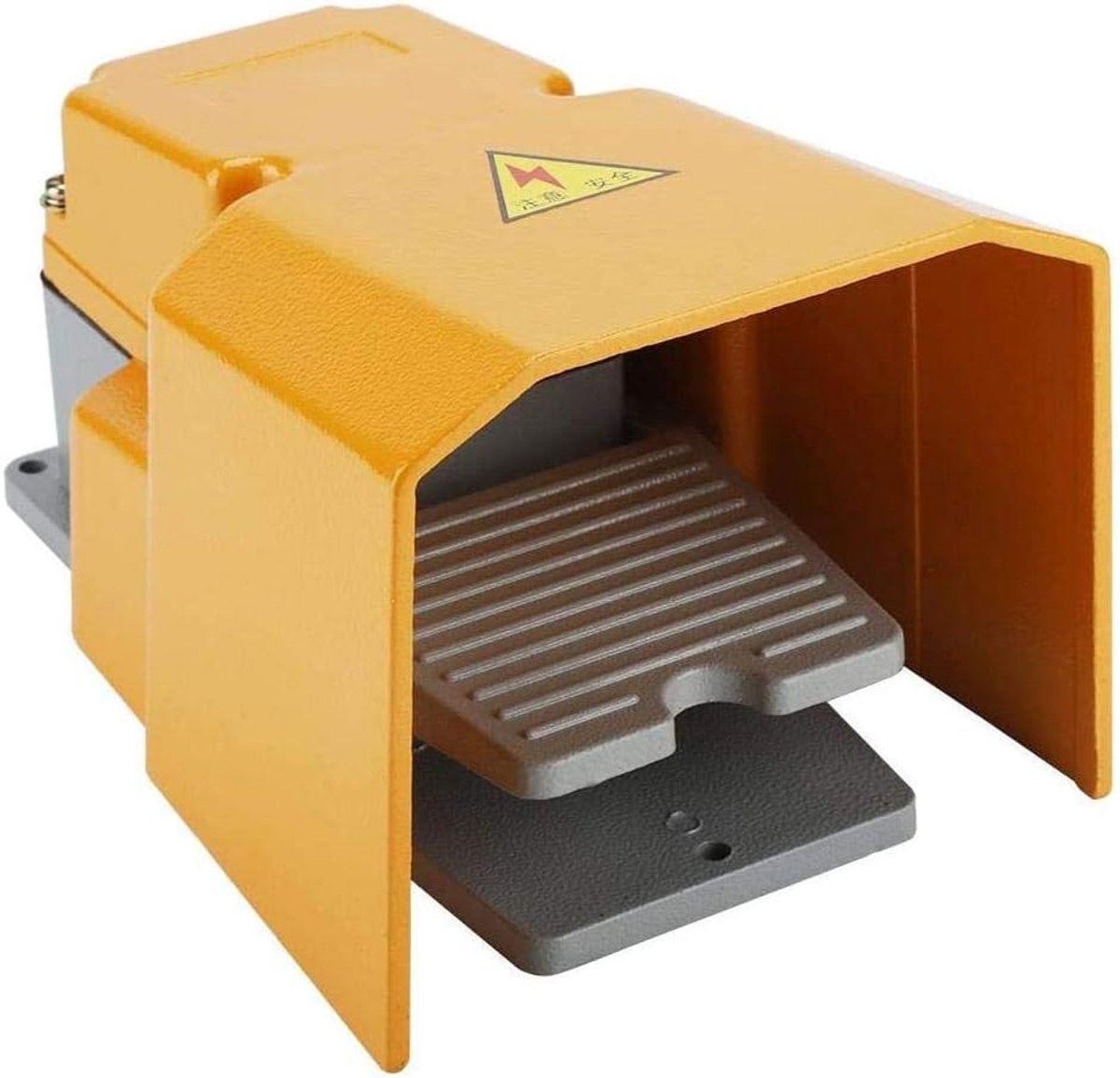 Voetpedaalschakelaar 250V 10A - Aluminium legering - Olie- en corrosiebestendig - Veilig gebruik voor gereedschappen - ShopVlot