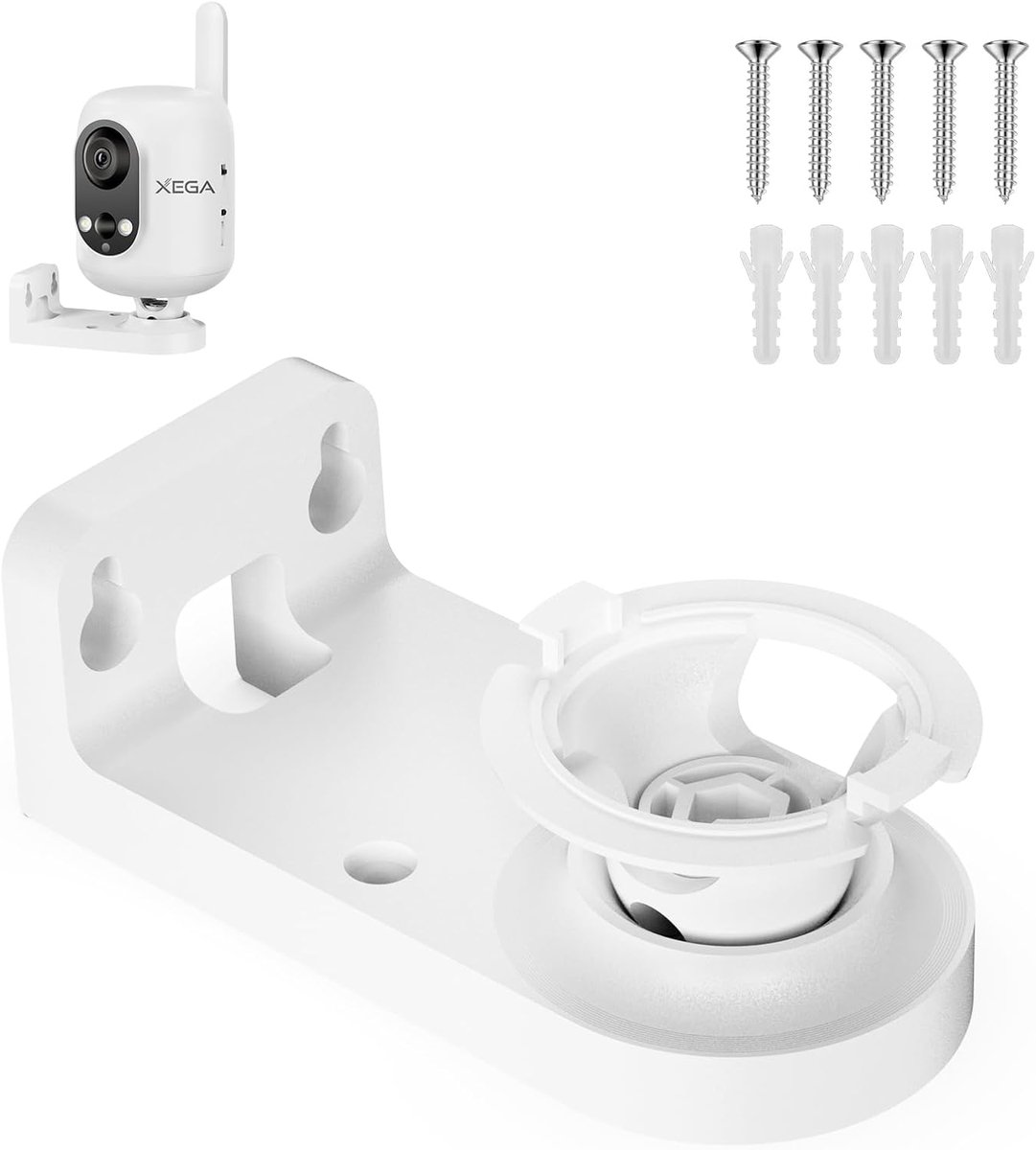 Wandmontage voor dome camera - stevig - eenvoudig te bevestigen - ideaal voor beveiliging - ShopVlot