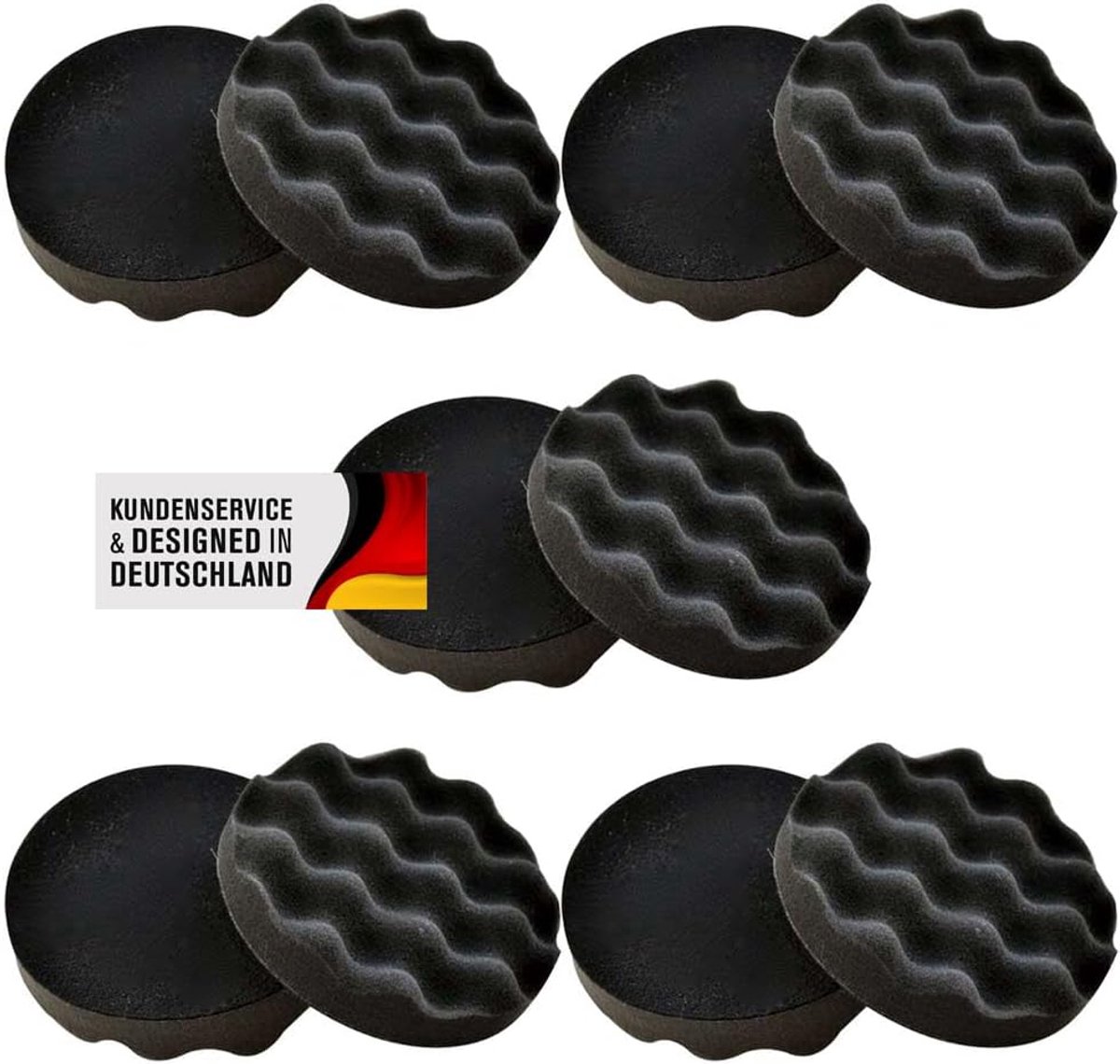 Polijstspons 180 mm - Velcro - Diverse hardheden - Perfect voor polijstmachine - ShopVlot