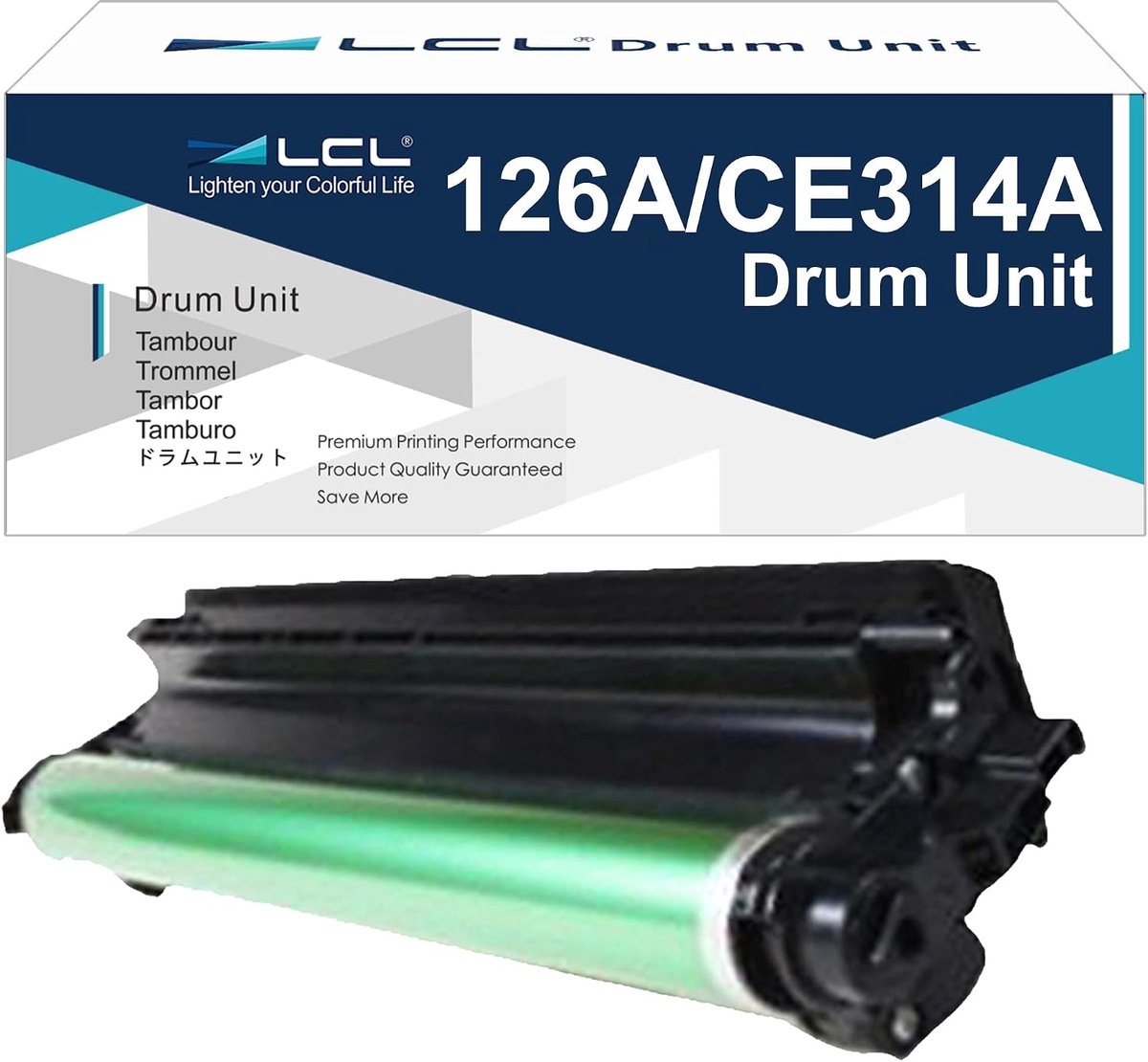 Compatibele Drum 126A CE314A - Zwart - Vervanging voor HP Laserjet Pro - Hoge afdrukkwaliteit - ShopVlot
