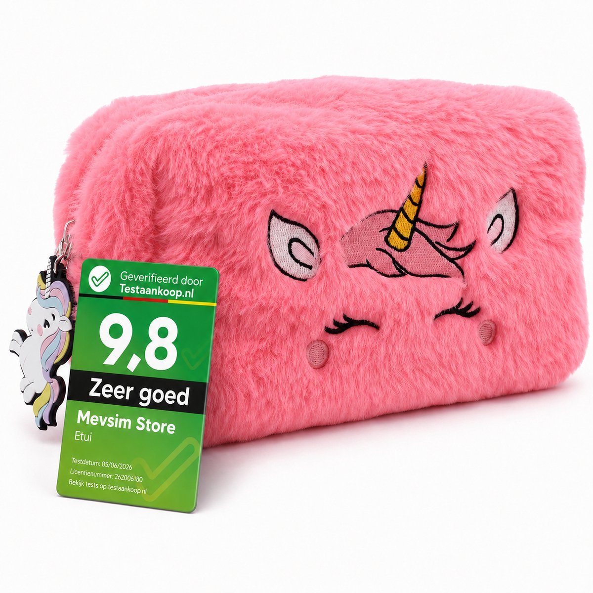 Unicorn - Toilettas Voor Vrouwen - Make Up Tasje - Etui - Back to School - 17 x 9,5 cm