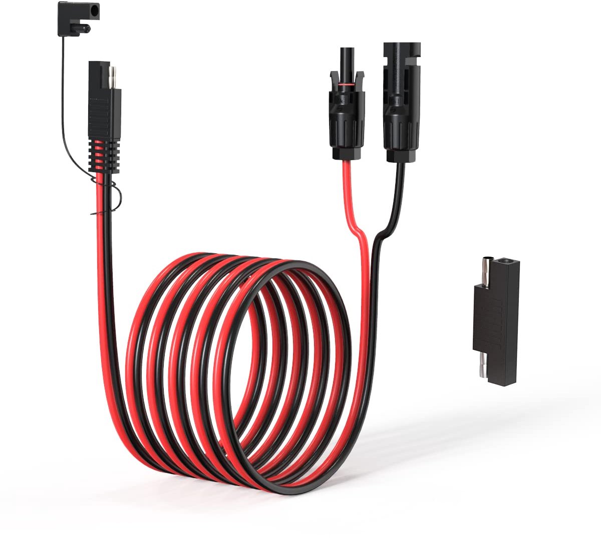 SAE naar zonne-adapter 10AWG 10FT - vertinde koperdraad - anti-corrosie - ideaal voor campers - ShopVlot