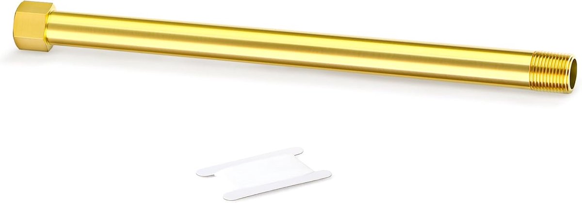 Verlengbuis 3/8" BSP - Messing - Dubbelzijdig - Ideaal voor pneumatische systemen - ShopVlot