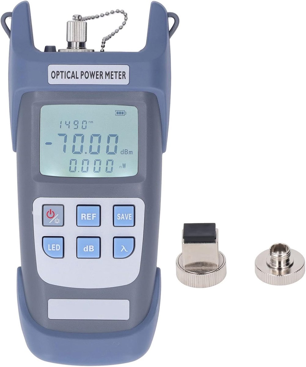 Optische precisie vermogensmeter - draagbare glasvezeltester - 7 testgolflengtes - ShopVlot