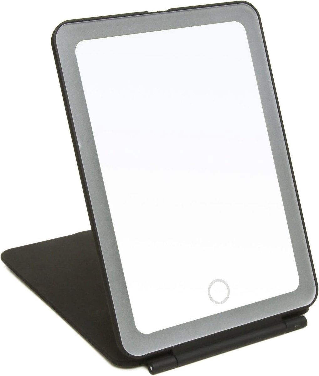 Reis Make-up Spiegel - Soft Touch - 3 Lichtinstellingen - Ideaal voor onderweg - ShopVlot