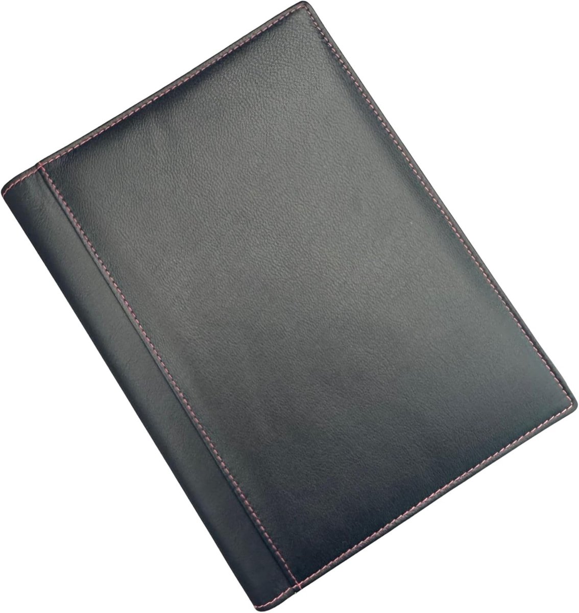 A5 notitieboek hoes - premium zacht echt leer - navy blauw - ideaal voor schrijvers - ShopVlot
