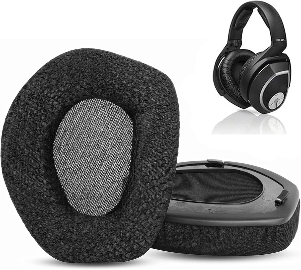 Vervangende Oorkussens voor Sennheiser HDR165/175/185/195 - Ademend Stof - Hoogwaardige Schuim - Comfortabel Gebruik - ShopVlot