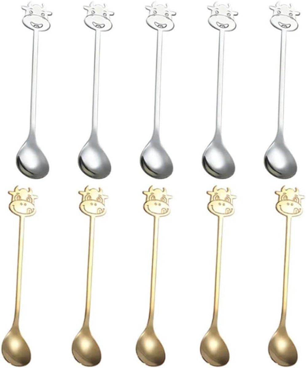 Dessertlepels 14,5 cm - Rvs - Charmante handgreep - Ideaal voor desserts - ShopVlot