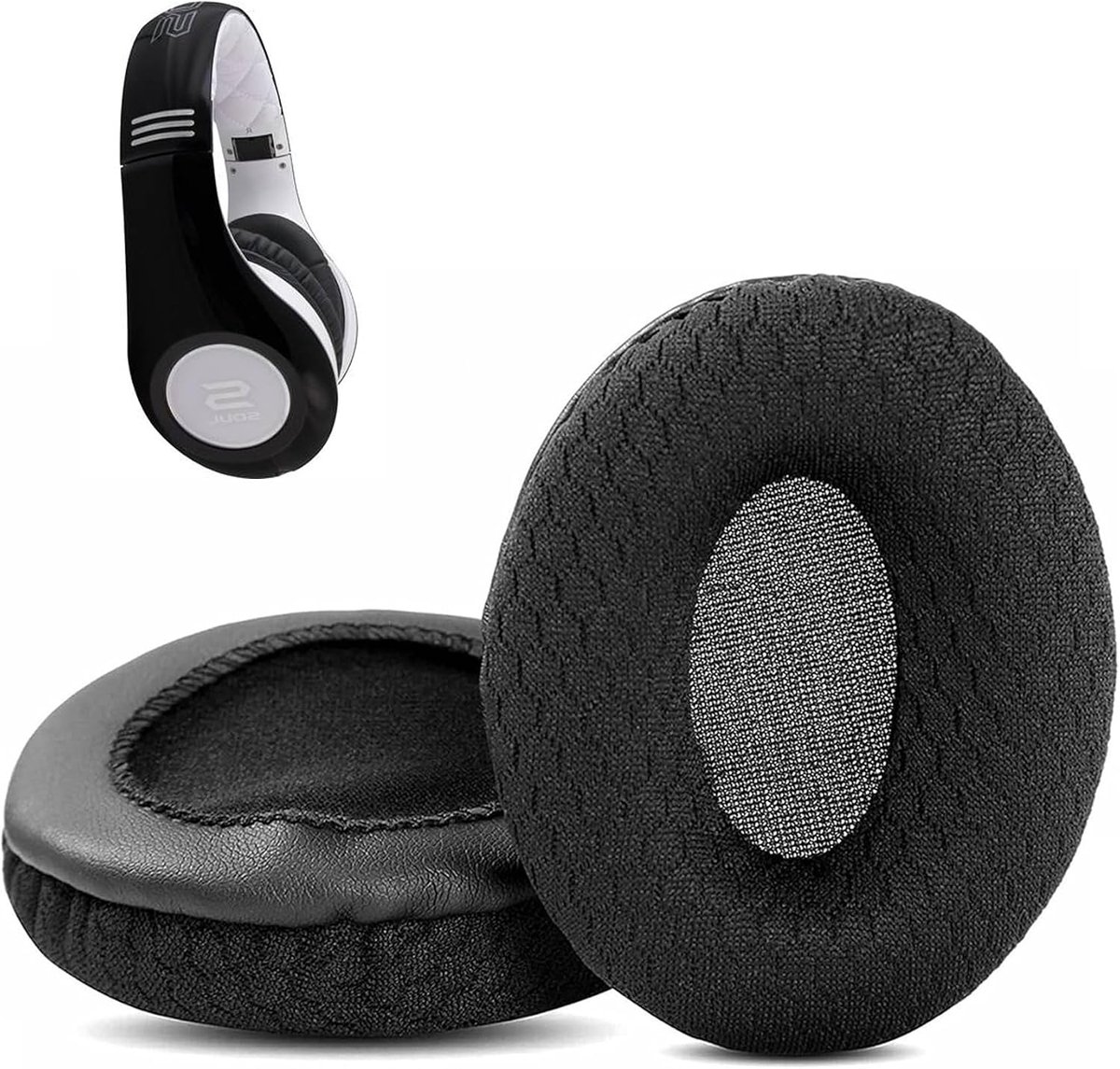 Oorkussens vervanging voor Ludacris SL300 - ademend materiaal - hoge dichtheid schuim - optimaal comfort - ShopVlot