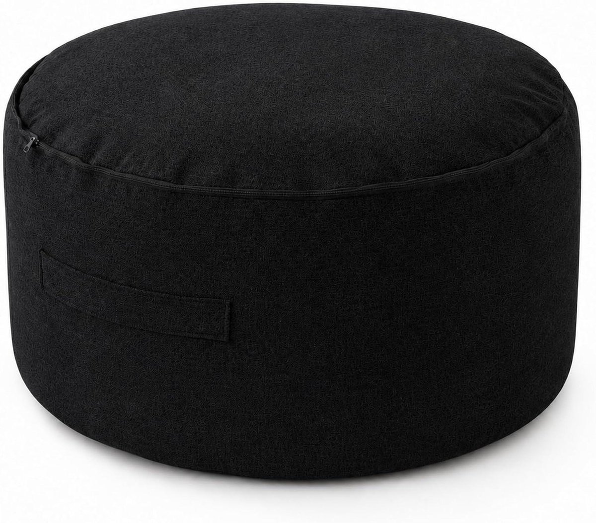 Knuffelopslag Zitzak - Speelgoed Organizer - Opbergen en Zitten - 2-in-1 functie - 80-90L - Donkergrijs