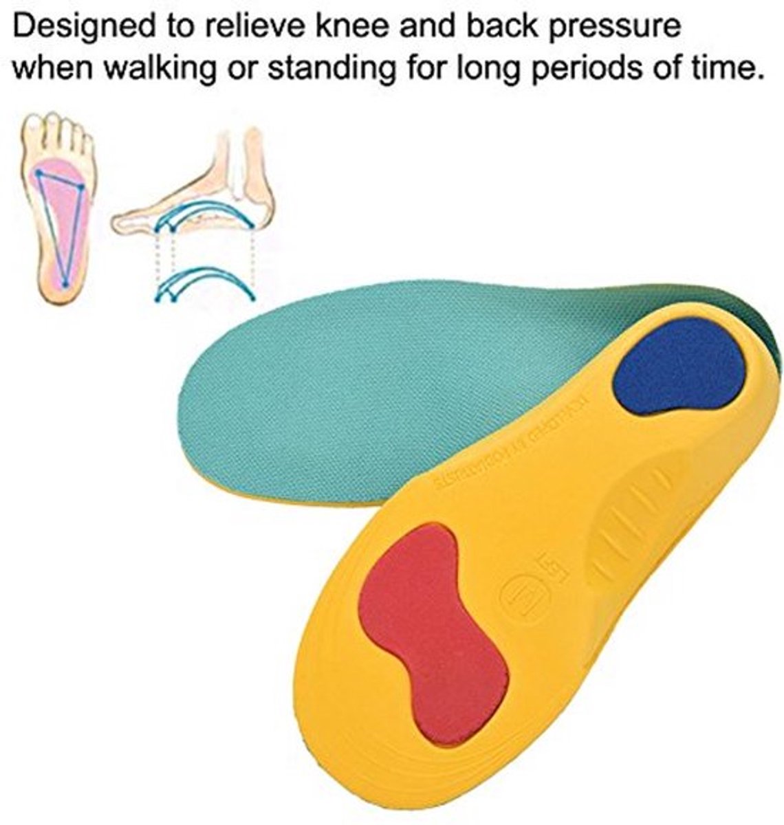Metatarsalgie-inlegzolen, platvoet-inlegzolen, orthopedische inlegzolen, 5 soorten orthopedische corrigerende inlegzolen, dempende inzetstukken voor schoenen, inlegzolen, pads voor (M)