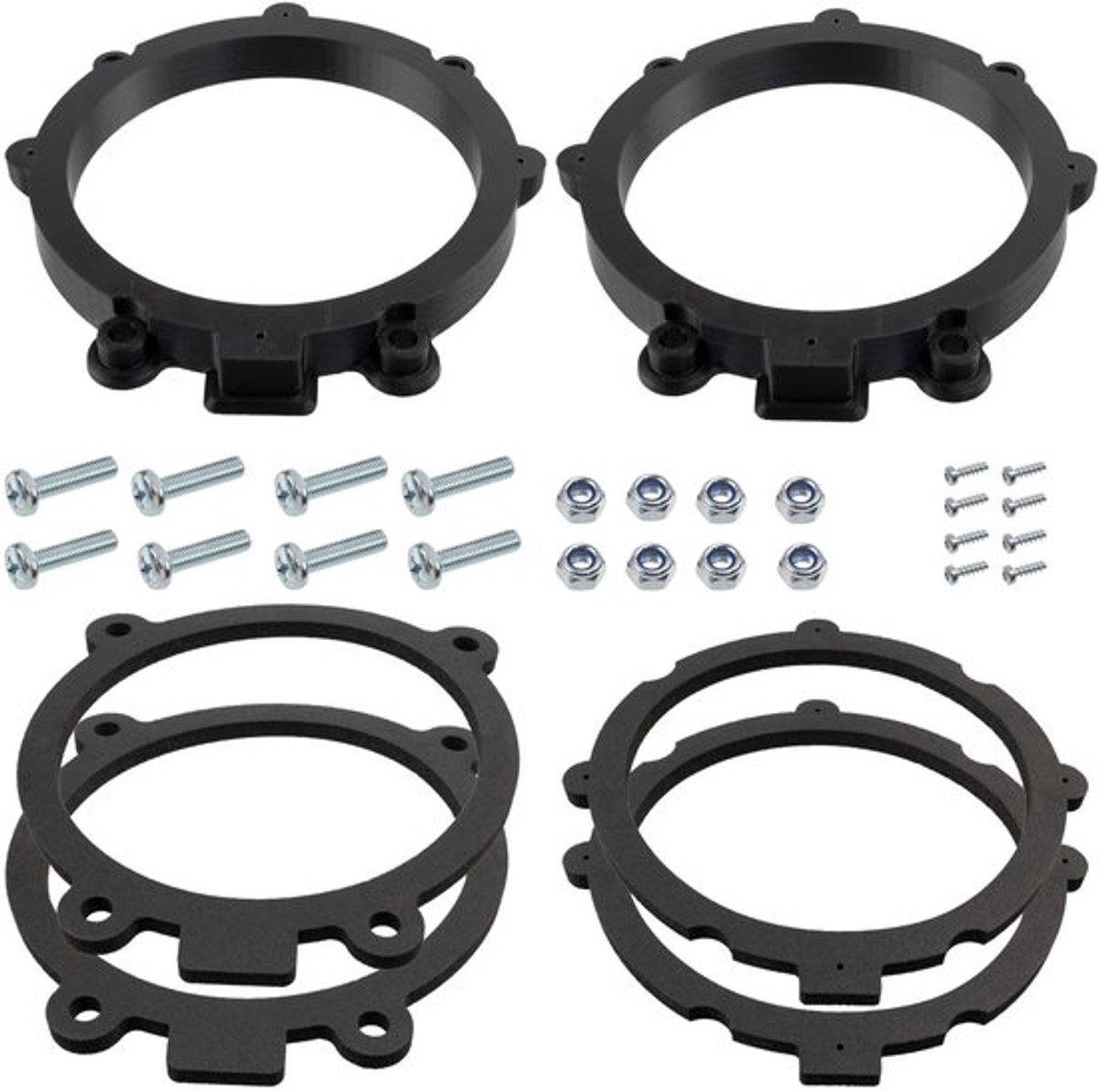 Set van 2 adapters/houders voor luidsprekers Ø130 mm voor voordeuren - compatibel met Mercedes Sprinter en Vito