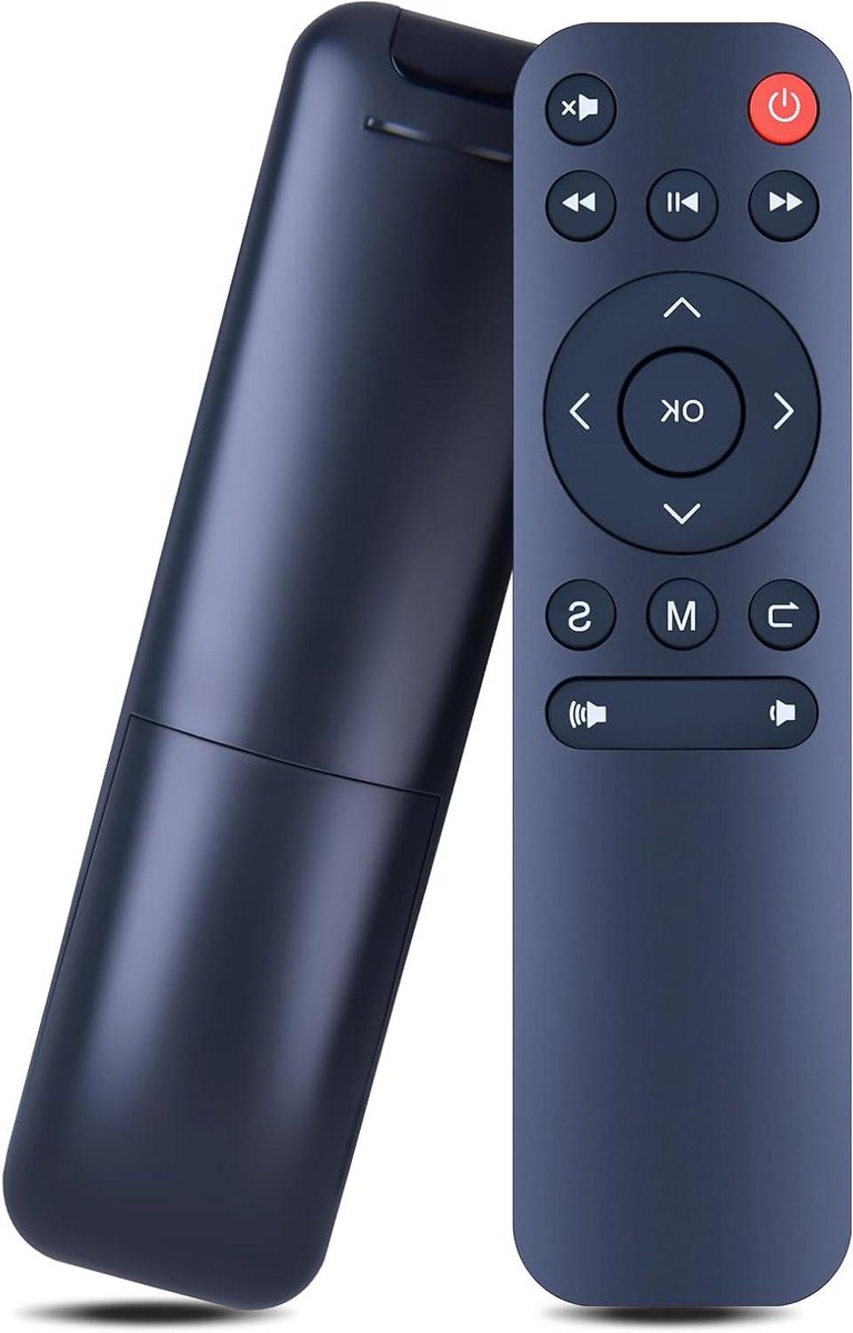 Vervangende Afstandsbediening - Universele Bediening - Home Cinema Besturen - Directe Werking - 6 Meter Bereik - Zwart