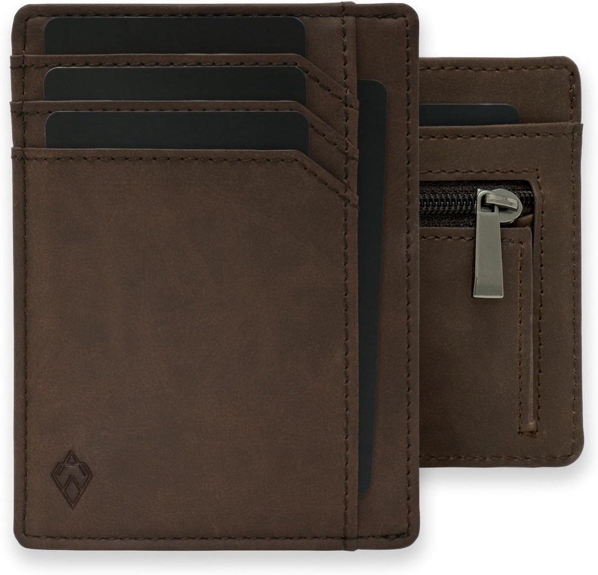 SnelShoppen - Ultra Dunne RFID Blokkerende Creditcardhouder - Minimalistische Kaart Portemonnee voor Heren - Slanke en Duurzame Portemonnee - Perfect