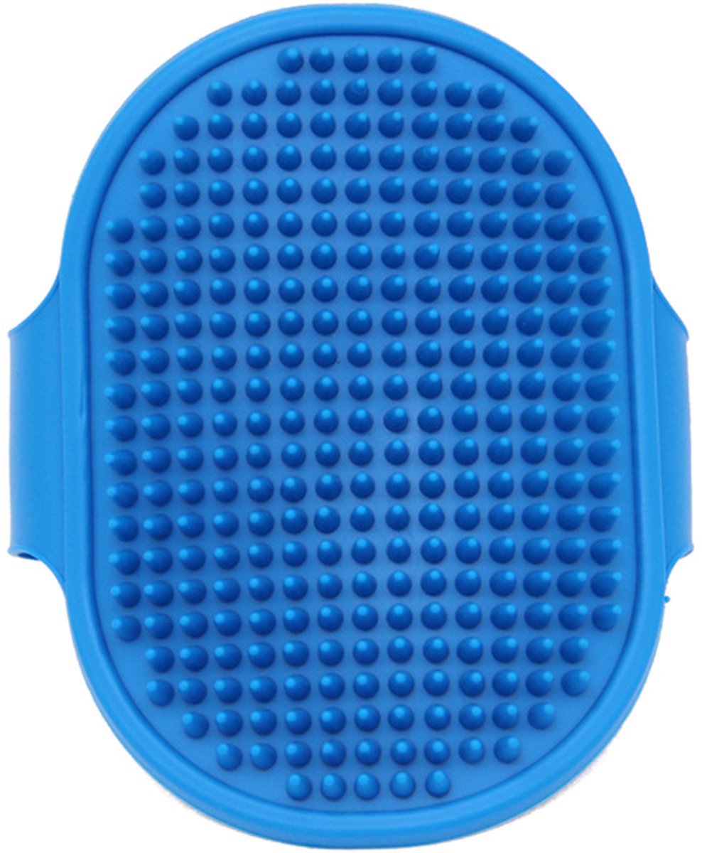 Uitkam- en massageborstel voor katten 13 cm, Blauw