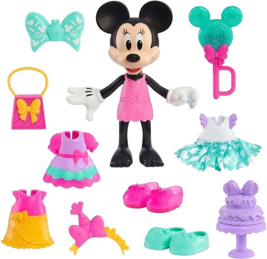 Disney Minnie Mouse Fabulous Fashion Pop - Minnie Mouse pop met kleding en accessoires — afbeelding 5