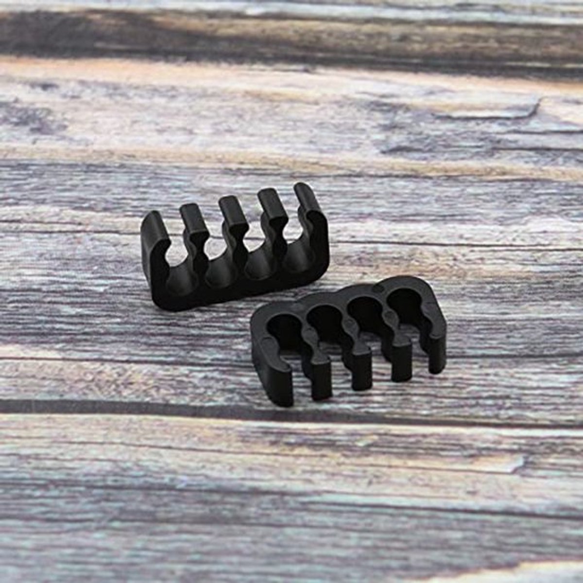 24-delige kabelkamset met 8/6/24 pin draadkammen voor kantoor en thuis - 3,4 mm zwart