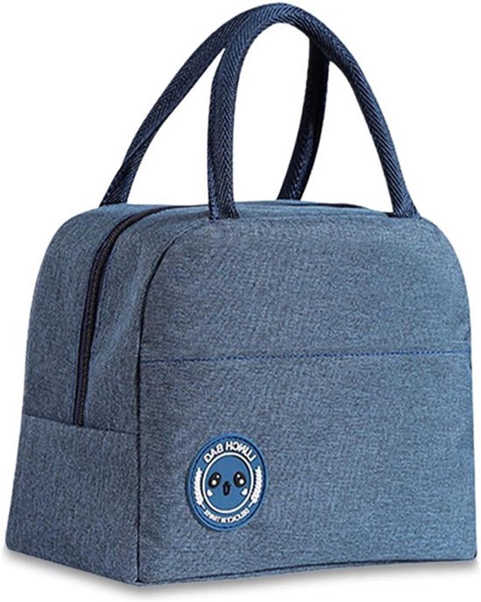 Geïsoleerde mini-koeltas voor lunch - Thermotas draagbaar voor picknick - Lichtgewicht en compact - 55 liter blauw